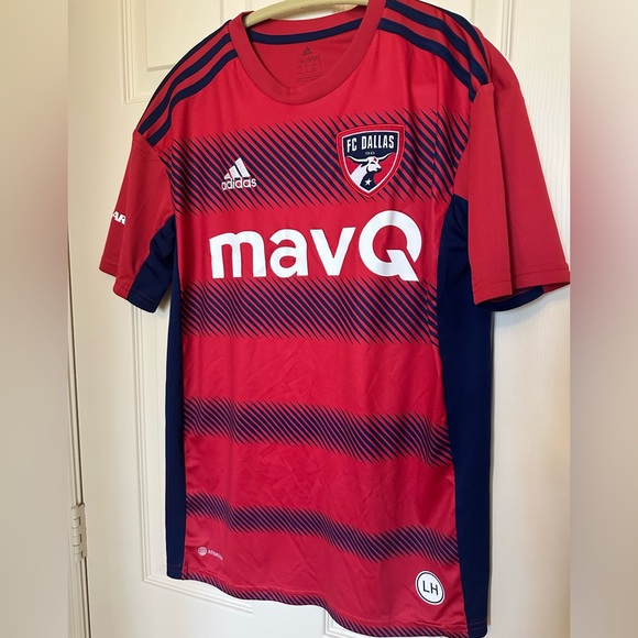 adidas Other - Adidas FC Dallas Home Jersey 2022-2023 XLarge Authentic Aeroready Shirt